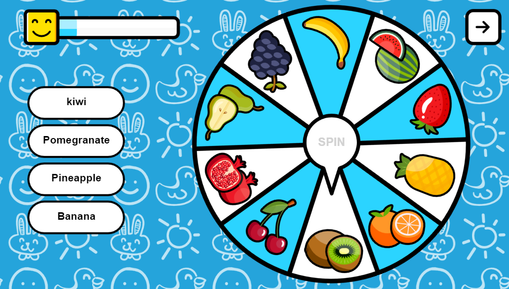 Fruit Wheel Educational Game Html5 Game Construct 2/3 by NubiaStudio